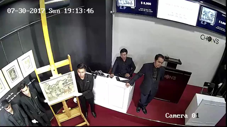 Bức "Phố cũ" được trả 12.500 USD