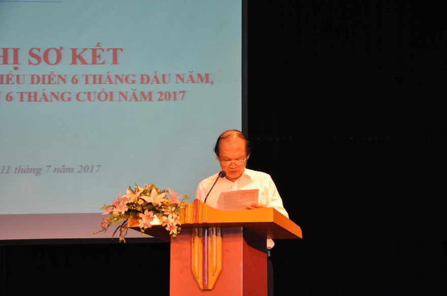 Cục phó Đào Đăng Hoàn trình bày bản báo cáo nặng thành tích, bỏ quên nhiều vấn đề nóng