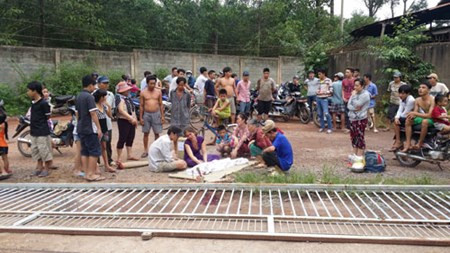 Hiện trường vụ tai nạn. Ảnh: Dân Việt.