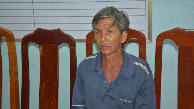 Đối tượng Toàn tại cơ quan điều tra.