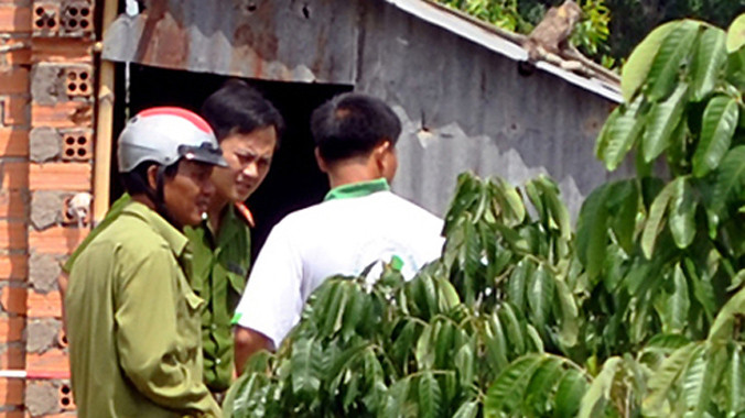 Nơi xảy ra án mạng. Ảnh: Xuân Mai