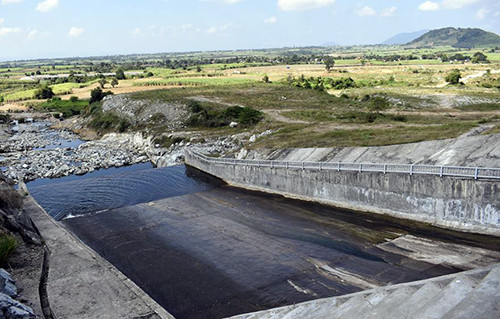 Hồ chứa nước Suối Vực ở Phú Yên, nơi 3 thanh niên mở van xả lũ