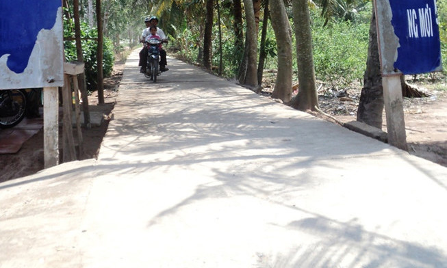 Ấp Sơn Tôn, nơi thường trú của 2 bé gái 