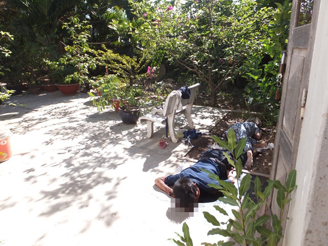 Hiện trường nơi xảy ra vụ việc. Ảnh: Dân trí