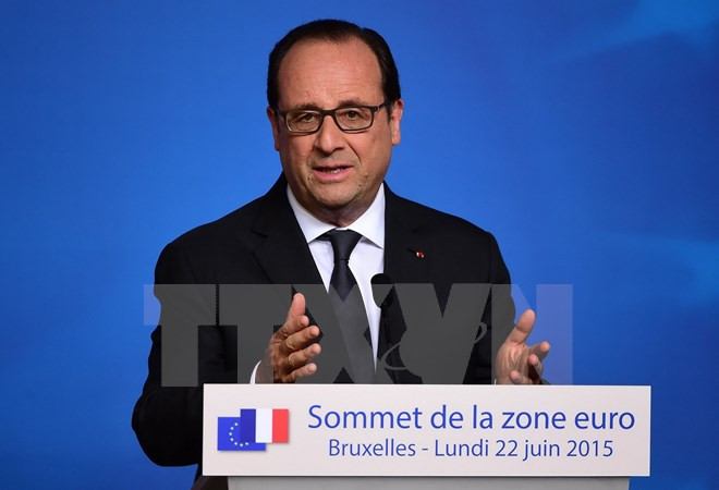 Tổng thống Pháp Francois Hollande. (Nguồn: AFP/TTXVN)