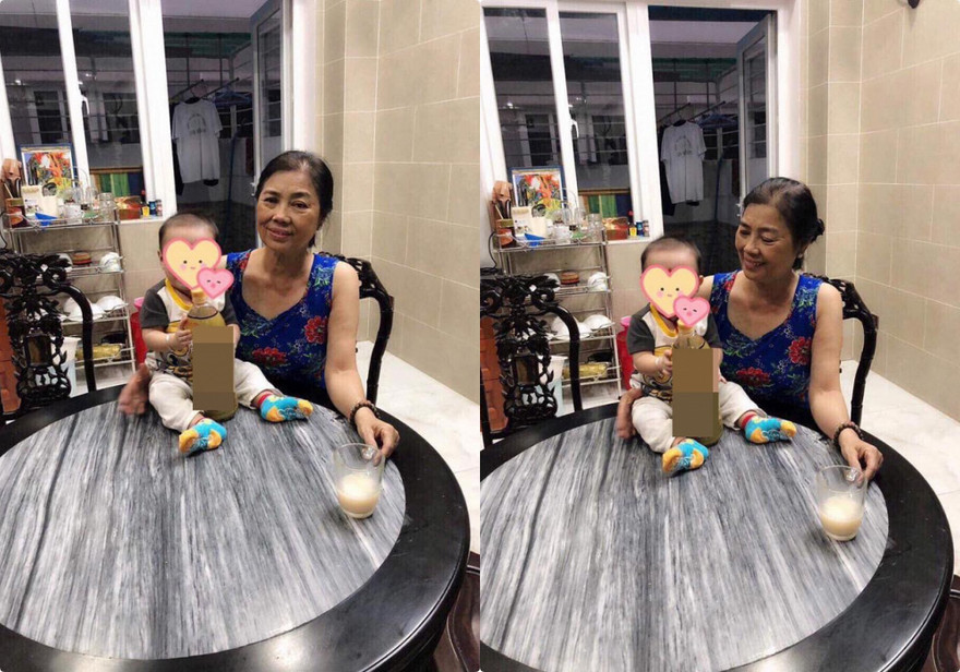 Lâm Khánh Chi lại tiếp tục che mặt con trai khi khoe ảnh trên trang cá nhân.