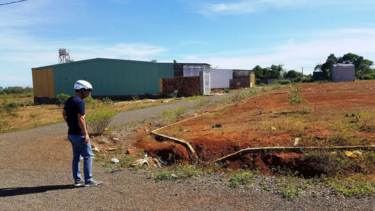 Một diện tích đất được các tổ chức, cá nhân phân lô bán đất nền trái phép làm phá vỡ quy hoạch TP Pleiku