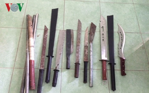 Tang vật được công an thu giữ.