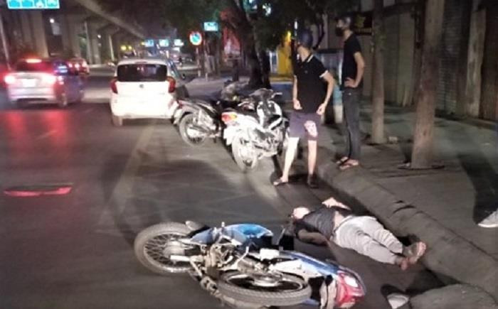 Hiện trường vụ tai nạn.