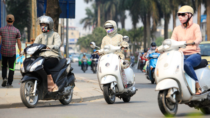 Nền nhiệt độ nhiều nơi tại khu vực miền Bắc vượt quá 40 độ.