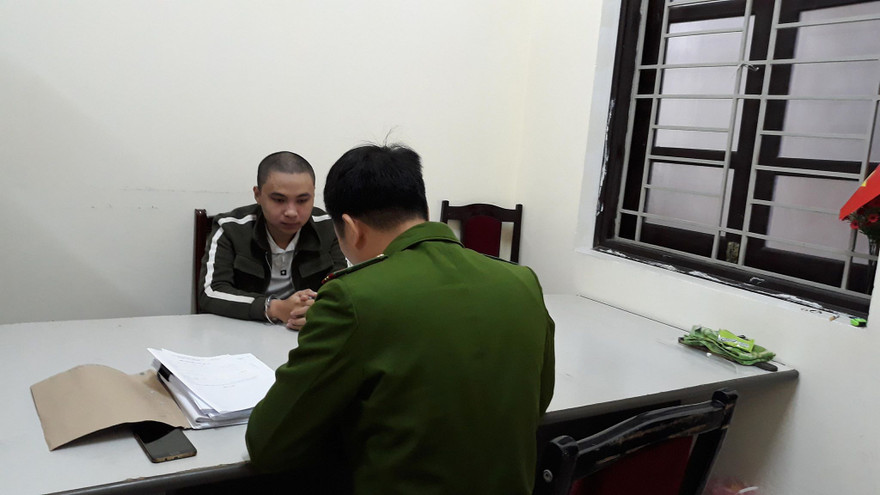 Đối tượng Huy tại CQĐT.