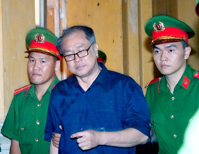 Chủ mưu vụ án Phạm Công Danh tại tòa. Ảnh: Tân Châu