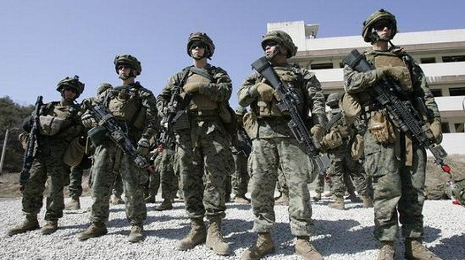 Binh lính Mỹ tại Hàn Quốc - Ảnh: Reuters