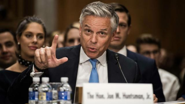 Tân Đại sứ Mỹ tại Nga Jon Huntsman. Ảnh: Getty.