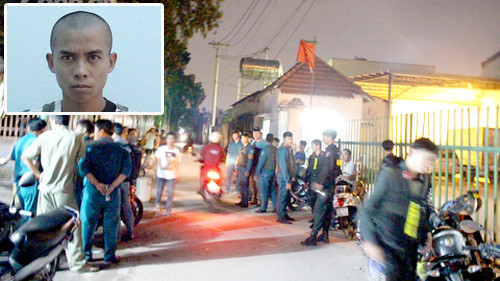 Khu vực xảy ra án mạng và Đào Chí Tâm-đối tượng có mâu thuẫn với nạn nhân