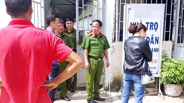 Dãy trọ nơi xảy ra sự việc