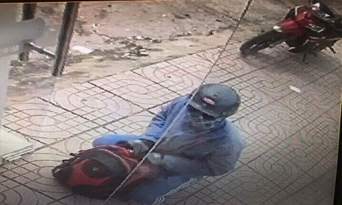 Hình ảnh nghi phạm cướp ngân hàng