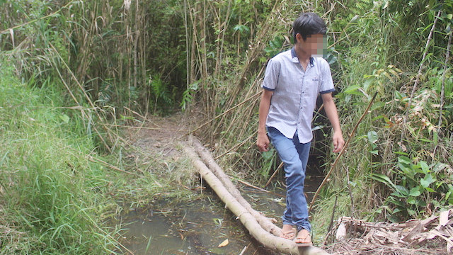 Lối vào hiện trường vụ việc