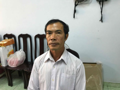 Nghi can Danh khi ra đầu thú tại cơ quan Công an