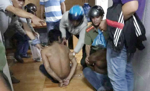 Các nghi phạm bị bắt