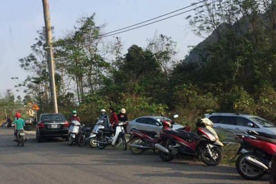 Hiện trường xảy ra vụ việc.