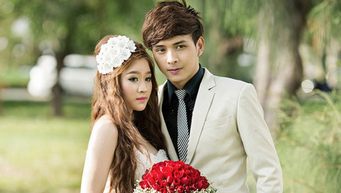 Ảnh cưới của Ivy và Hồ Quang Hiếu. Ảnh: LD.