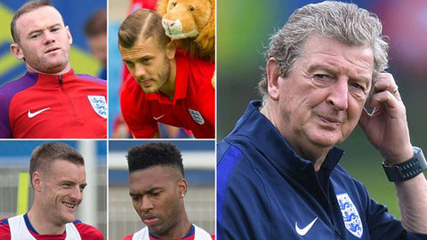 Tuyển Anh nhốt Rooney lên ghế dự bị khi gặp Slovakia?