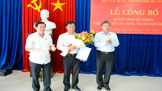 Ông Vũ Quang Hùng được bổ nhiệm giữ chức vụ Giám đốc Sở Xây dựng Đà Nẵng.