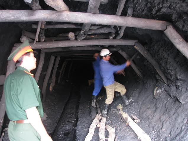 Một lò than trái phép bị phát hiện.