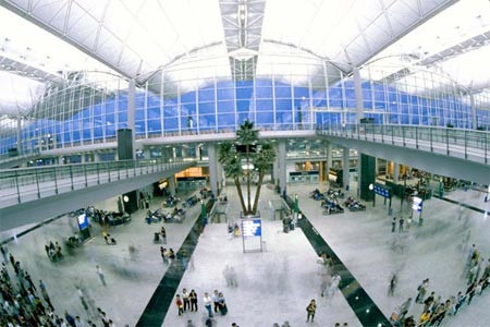 Một sân bay Hàn Quốc. Hình minh họa