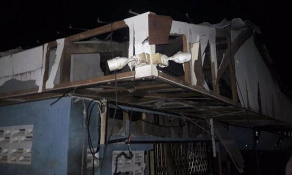 Hiện trường một trong những vụ đánh bom diễn ra hôm 17/9 tại Thái Lan.