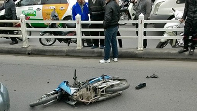 Hiện trường vụ tai nạn. Ảnh: Otofun.