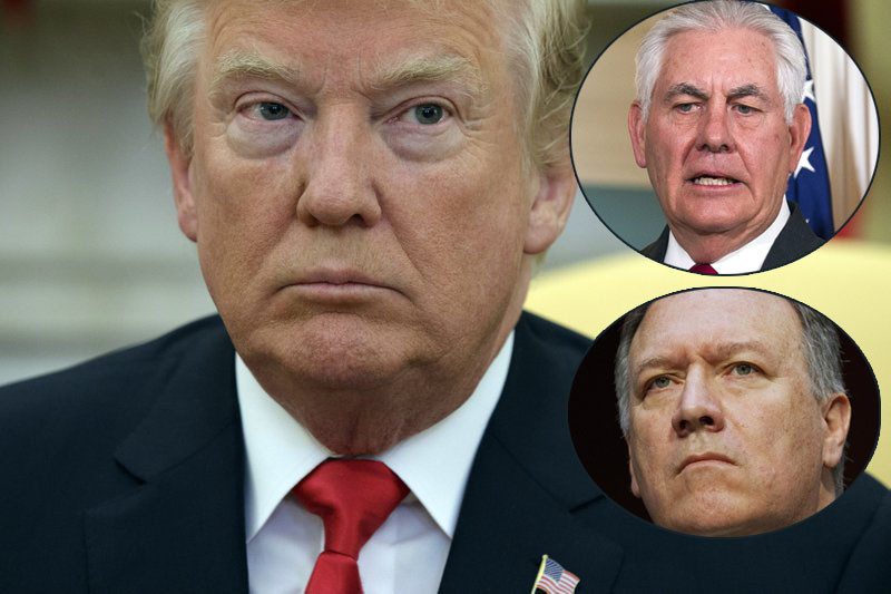 Tổng thống Mỹ Donald Trump đang xem xét thay thế Tillerson bằng Pompeo? 
