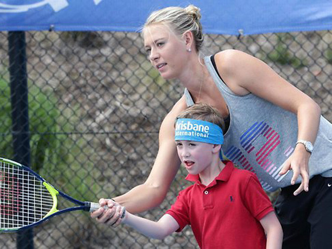 Tay vợt Sharapova muốn sang Việt Nam