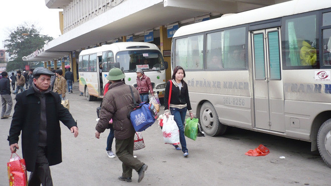 Nhiều hãng vận tải đã tăng giá vé xe dịp Tết từ 15 đến 61%. ảNH: ANH TRọNG