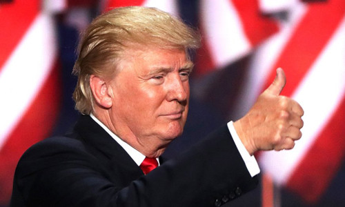 Ứng viên tổng thống Mỹ Donald Trump. Ảnh: CBS.