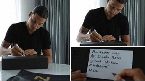 Trước trận derby, Ibra gửi chiến thư tới thủ thành Man City