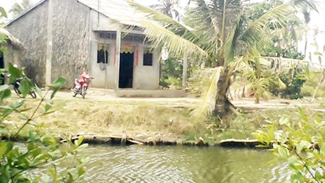 Căn nhà nơi xảy ra vụ việc