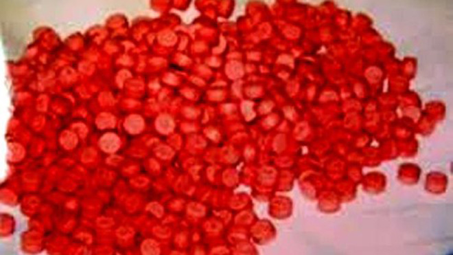 Ma túy tổng hợp dạng viên nén màu hồng