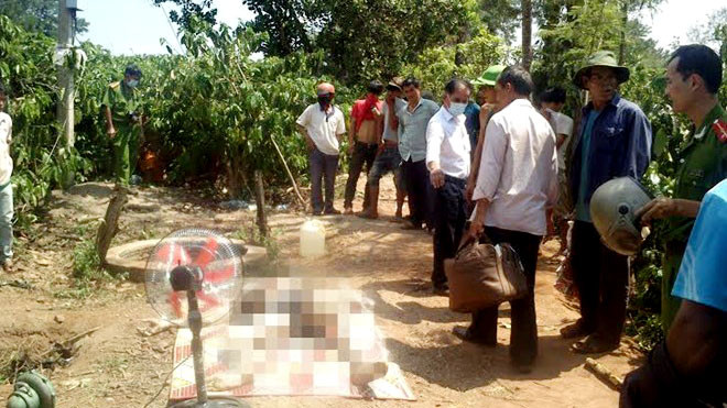 Hiện trường nơi phát hiện ra vụ việc. Ảnh: Zing