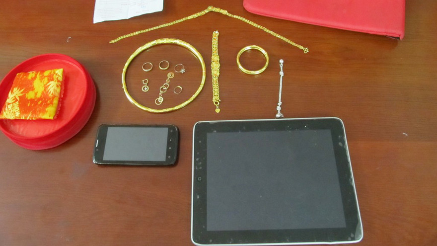 Tài sản giá trị mà công an thu giữ trong một vụ trộm gần đây. Ảnh chỉ mang tính minh họa