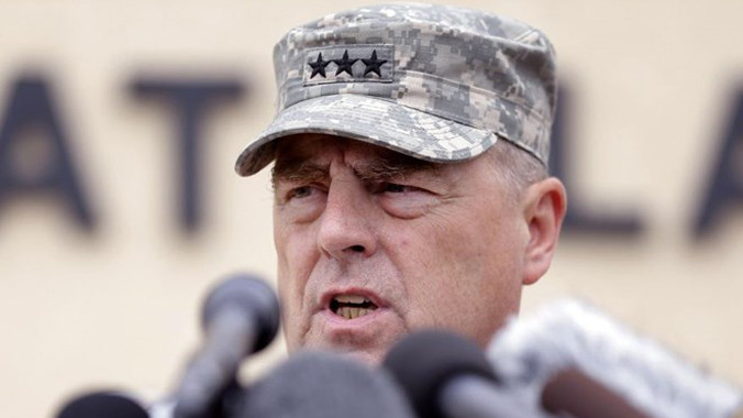 Ứng cử viên cho chức Tham mưu trưởng Lục quân Mỹ, Tướng Mark Milley. Nguồn: AP.