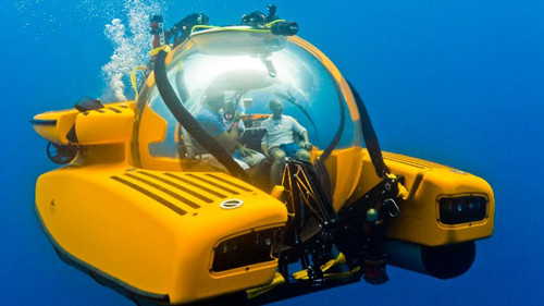 Một tàu ngầm của công ty Triton. Ảnh: BBC.