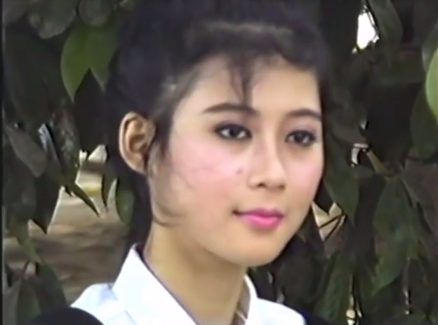 Hình ảnh của Diễm Hương được cắt từ clip. 