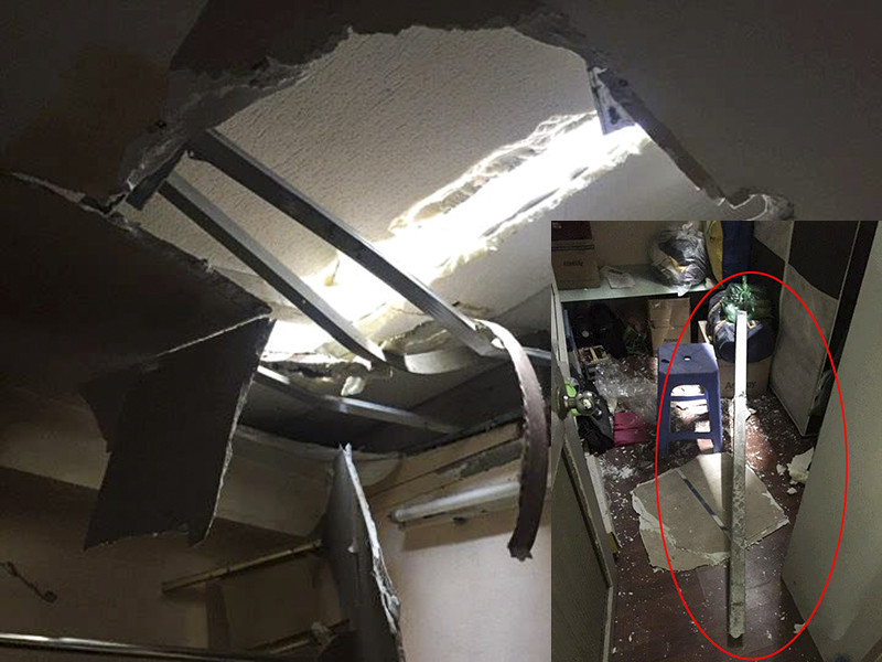 Hiện trường vụ việc.