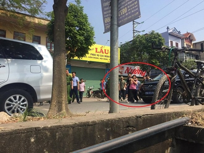 Hiện trường vụ việc.