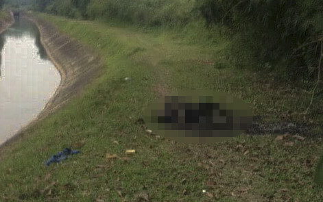 Hiện trường vụ việc.