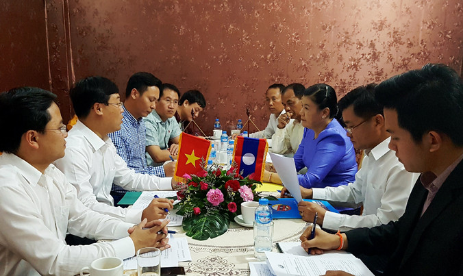 Quang cảnh buổi hội đàm.