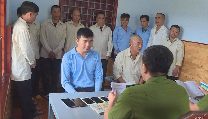 Các đối tượng tại cơ quan điều tra