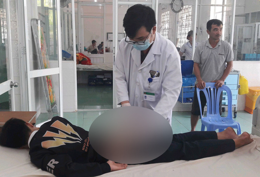 K được cấp cứu ở bệnh viện